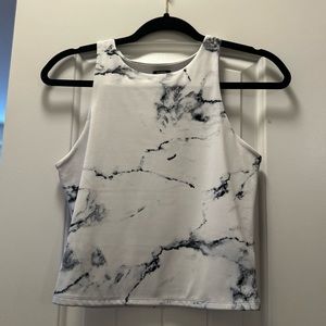 EXPRESS TOP MARBLE PRINT